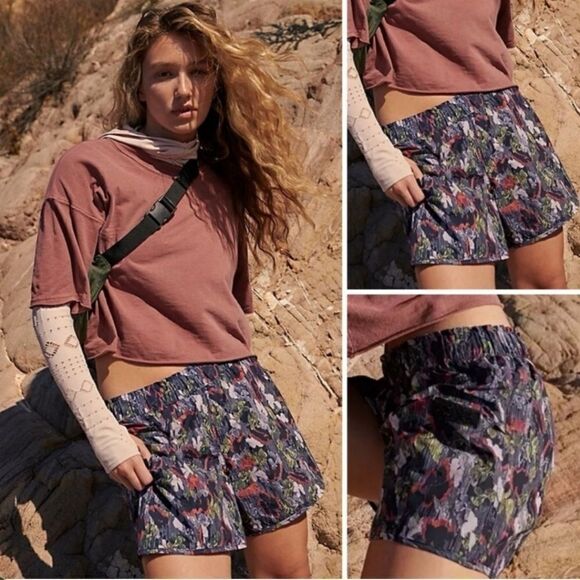 Free People Movement In the Wild Shorts Supernova Combo Size Medium - Picture 3 of 9